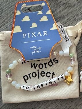 Pixar x Little Word project "To Infinity" Beaded Bracelet